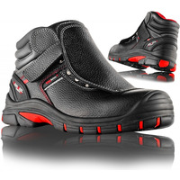Trzewiki ochronne VM FOOTWEAR Bolton 5080-S3L, rozm. 39, czarno-czerwone
