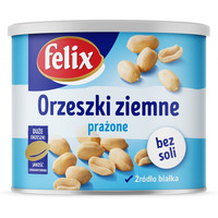 Orzeszki ziemne pra�one FELIX, bez soli, puszka, 140g