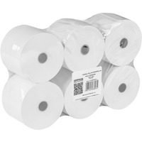 Rolki termiczne OFFICE PRODUCTS, 57mm x 80m, gr. 48 +/- 6, 6 szt., bia�e