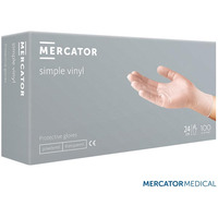 Rkawice winylowe M (100) transparentne MERCATOR MEDICAL EN420