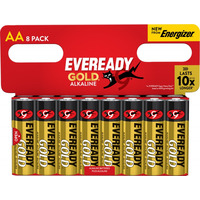 Bateria EVEREADY GOLD from ENERGIZER, AA, LR6, 1, 5V, DHP8 EU, 8 szt