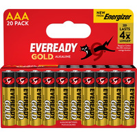 Bateria EVEREADY GOLD from ENERGIZER, AAA, LR03, 1, 5V, DHP20 EU, 20 szt