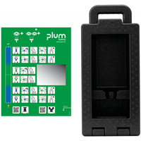Stacja do p�ukania oka PLUM iBox 1, pusta, czarna