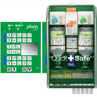 Apteczka �cienna PLUM QuickSafe Complete, z wyposa�eniem