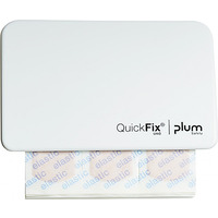 Dozownik PLUM QuickFix Uno, z wk�adem plastr�w elastycznych 45 szt., bia�y