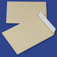 Koperty z ta�m� silikonow� OFFICE PRODUCTS, HK, C5, 162x229mm, 90gsm, 500szt., br�zowe