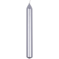 �wieca sto�owa prosta DONAU HOME, lakierowana, 20x170 mm, 10 szt., srebrna