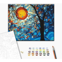 Malowanie po numerach BRUSHME, 40x50 cm, przestrze� artysty, 1 szt., w pude�ku