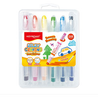 Kredki �elowe KEYROAD Duo-Colour, dwustronne, 6 szt., mix kolor�w