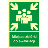 Znak TDC, Miejsce zbi�rki do ewakuacji