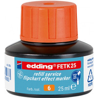 Tusz do uzupe�niania marker�w do flipchart�w e-FETK 25 EDDING, pomara�czowy