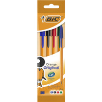 Dugopis BIC Orange Original Fine mix AST, blister 4szt, 8308541