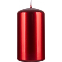 �wieca s�upek DONAU HOME Aurora, 70x130mm, rubin