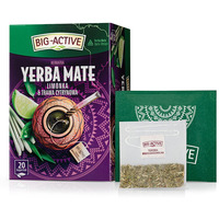 Herbata BIG-ACTIVE Yerba Mate 20x2g limonka i trawa cytrynowa
