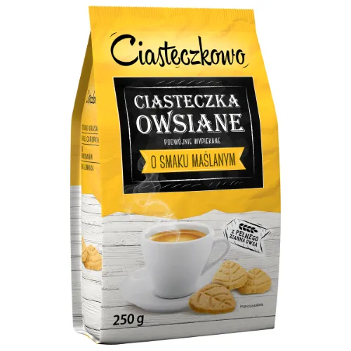 Ciasteczka owsiane ma�lane 250g SANTE