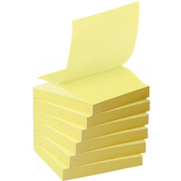 Bloczek samoprzylepny ekologiczny POST-IT Z-notes (R330-1T), 76x76mm, 16x100 kart., ��ty