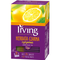 Herbata IRVING cytrynowa 20t czarna