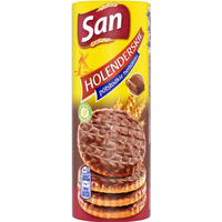 Herbatniki holenderskie SAN, p�s�odkie, w czekoladzie, 170g