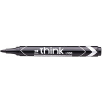 Marker permanentny okr�g�y 1, 5 mm, czarny, EU10020, Deli