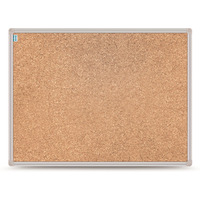 Tablica korkowa MemoBe, rama aluminiowa srebrna, SMART, 120x90cm MSTC120090.00.82.03