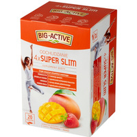 Herbata BIG-ACTIVE Suplement Diety 4x Super Slim 20x2g truskawka i mango