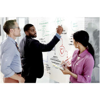 Sucho�cieralna folia w rolce POST-IT Dry Erase (DEF4X3-EU), 91x122cm, bia�a