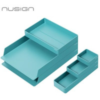 Zestaw organizacyjny Nusign ENS001, 6 element�w, niebieski ENS001-BL Deli