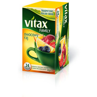 Herbata VITAX FAMILY Owocowy Raj (24 saszetek) 48g bez zawieszki