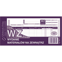 351-8 WZ wydanie materia��w na zewn�trz, 1/3 A4 80 kartek, MICHALCZYK&PROKOP