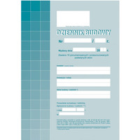 603-1Z Dziennik budowy MICHALCZYK&PROKOP A4 album 20 stron