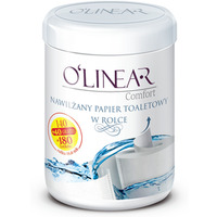 Nawilany papier toaletowy w rolce/tubie 140+10szt.gratis Olinear