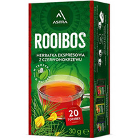 Herbata ASTRA ROOIBOS z czerwonokrzewu 20t czerwona