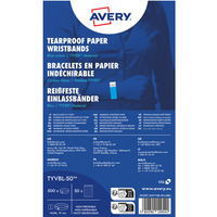 Opaski na r�k� Tyvek, 256 19 mm, niebieskie neonowe, TYVBL50