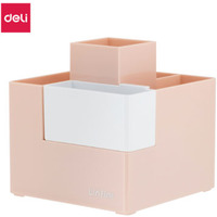 Organizer na biurko - przybornik Deli EZ072, r�owy, EZ072P