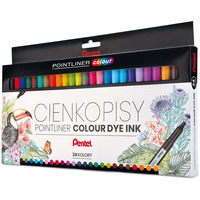 Zestawy POINTLINER colour 24 szt. S40-ST24PL Pentel