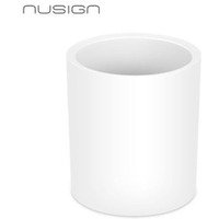 Pojemnik na d�ugopisy, okr�g�y, Nusign ENS023, bia�y ENS023-WH Deli