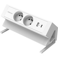 POWER DESK 2 typ E, bia�y, 100137185 FELLOWES