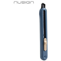 No�yk biurowy Nusign ENS063, ostrze �amane 9mm, granatowy ENS063-NB Deli