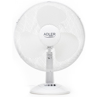 Wentylator ADLER AD 7304, biurkowy, �r. 40cm, 90W, bia�y