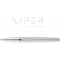 Pi�ro kulkowe DIPLOMAT Viper, guilloche, srebrne