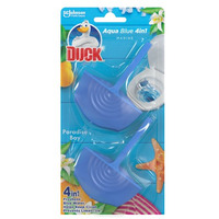 DUCK Zawieszka do WC 2x36ml AQUA BLUE 4w1 55284