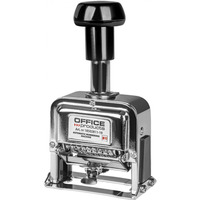 Numerator automatyczny OFFICE PRODUCTS, 8 cyfr, wys. liczb 4, 5mm, srebrny