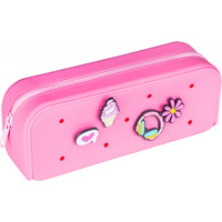 Pi�rnik silikonowy GIMBOO, z 4 przypinkami, 200x60x75mm, r�owy