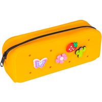 Pi�rnik silikonowy GIMBOO, z 4 przypinkami, 200x60x75mm, pomara�czowy