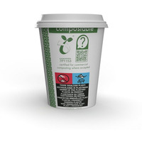 Kubki papierowe Green Leaf 100 ml op 50 szt. LV-4-GR