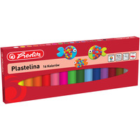 Plastelina 16 kolorw 9570797 Herlitz