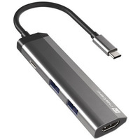Stacja dokuj�ca Multi Port Fowler Slim USB-C PD, 2x USB 3.0, HDMI 4K