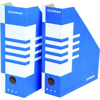 POJEMNIK NA DOKUMENTY KARTON ŚCIĘTY A4/80MM 7649001-10 niebieski