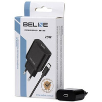 �adowarka sieciowa 25W GaN USB-C + kabel USB-C, czarna