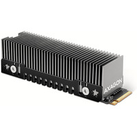 CLR-M2XT Ch�odnica aluminiowa pasywna do dysku M.2 SSD, ALU korpus, silikonowe podk�adki termiczne, wysoko�� 24mm